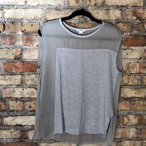 Helmut Lang Silk & Cotton Sleevless